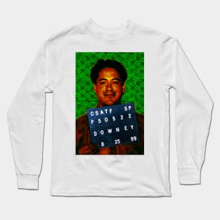 Robert Downey Jr Mugshot Long Sleeve T-Shirt